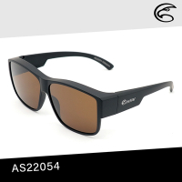 ADISI 偏光太陽眼鏡 AS22054 / 霧黑框(深茶片)