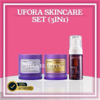 UFORA FACIAL FOAM+KOJIC CREAM+HYA GLOW(3IN1)ORIGINAL FROM HQ