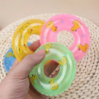 Đồ Chơi Nhà Tắm Nổi 5 Cái / bộ Nhẫn Bơi Mini Chất Liệu Cao Su Vịt Vàng Lưới Câu Cá Đồ Chơi Trẻ Mới B
