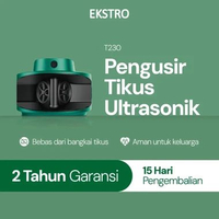 EKSTRO - T230 Pengusir Tikus Ultrasonic - Pengusir Tikus Gelombang Suara Tanpa Racun T230 kabel 1.2m