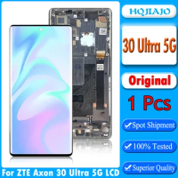 6.67" AMOLED For ZTE Axon 30 Ultra 5G LCD Display A2022P A2022PG LCD Display Touch Digitizer Panel Assembly Replacement