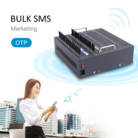 4G Lte Bulk SMS 64 Ports With 64 Sims Gsm Modem USB Hub Interface Support AT Command Sim Bank