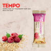 TEMPO Pike Oat Raspberry Delight Bar 40g  Dried Fruit Bar - Suitable for Vegetarian Gluten free impo