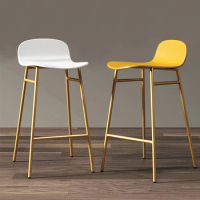Nordic ins net red bar chair household bar stool modern simple high stool bar chair back light luxury bar stool