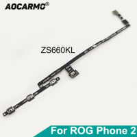 Aocarmo For ASUS ROG Phone 2 ZS660KL Power Button On/Off Volume Switch Connector Flex Cable For ROG Phone II ROG2