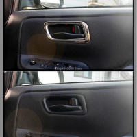 ABS chrome Interior Door Handle Bezel Garnish Trim Car Styling Cover Accessories For Toyota Voxy R80 2017 Facelif
