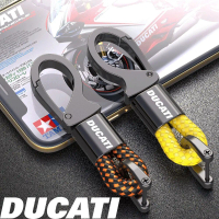 พวงกุญแจรถจักรยานยนต์ DUCATI ปรับแต่งได้ พร้อมโลโก้ พวงกุญแจคุณภาพสูง