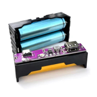 2.1A TYPE-C Power Bank Fast Charging Case 18650 21700 Input Charging Bank DIY Kit Quick Charging Module With Battery Box