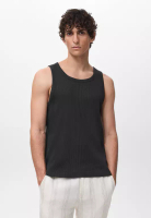 MANGO Man Slim-Fit Ribbed Tank Top
