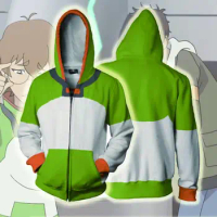 CostumeBuy Voltron Cosplay Jacket Legendary Defender Pidge Costume Green Coat Sweatershirt Zipper Hoodie 5XL Plus Size