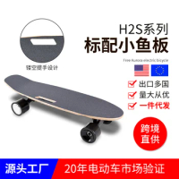 Adult Electric Four-wheel Skateboard Light Road Maple Single Rocker Smart Children Professional Skateboard
