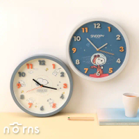 Peanuts史努比立體數字靜音時鐘- Norns Original Design Snoopy正版授權 連續秒針 壁鐘 掛鐘-歡樂時刻