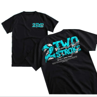 Watercolor gradient print 2 Stroke Special Engine T-shirt / Distro No Smoke No Poke Racing Two Strok