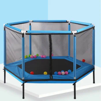Upgraded Imported Safety Fabrics New Design Kids Indoor outdoor jumping bed Trampoline For Family Baby