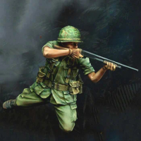 1/35 Scale Unpainted Resin Figure US infantryman collection figure