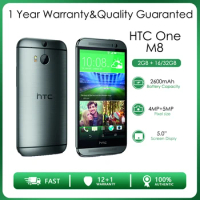 HTC One M8 Refurbished Unlocked 16GB/32GB 2GB RAM 4G LTE Quad-core Rear Camera 4MP 5.0" Free shipping