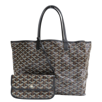 GOYARD 高雅德 黑色 帆布 Saint Louis PM 托特包 肩背包 【二手名牌BRAND OFF】