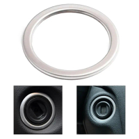 ฝาครอบรูกุญแจจุดระเบิด, วัสดุสแตนเลส, สำหรับ Mercedes Benz W204 W212 C218 X204, ตกแต่ง