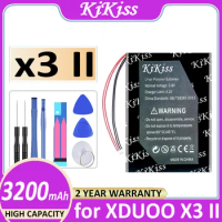 Battery 2600mAh/3200mAh for XDUOO X3 II 2th 1th Music Player Bateria