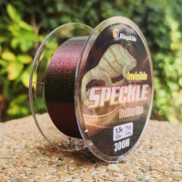 BingoLife Invisible Speckle Fishing Line 300M Tali Pancing Gradien Maroon Lanjutan Bionik Nilon Yang