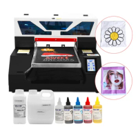A3 Flatbed Printer A3 DTG Printer for t-shirt hoodies Canvas bag Clothes Flatbed Printing Machine A3 with free tshirt tray