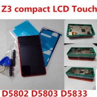 4.6" LCD For SONY Xperia Z3 Compact Display Touch Screen with Frame Z3 Mini D5803 D5833 For SONY Xperia Z3 compact LCD