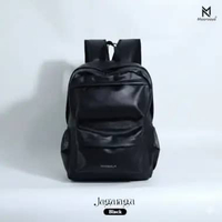 MOONZAYA - Best Seller Ransel Jagaraga by Moonzaya Tas ransel Kekinian Muat Banyak BLACK