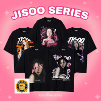 kaos dewasa/Kaos Jisoo - Jisoo Series - Kim Jisoo blackpink - kaos baju konser Katun Lembut Oversize