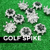 14Pcs/lot Golf Shoes Spikes Fast Twist Studs Cleats For Replacement Golf Training Aids for Golf Football Sports Shoes Gery Black