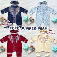 Ijaka221 Baju Koko Bayi Anak Laki Laki Baju Koko Newborn Koko Jumper Baju Muslim Anak Bayi Newborn 0