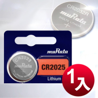 muRata 公司貨 CR2025 / CR-2025 鈕扣型鋰電池(1顆入)