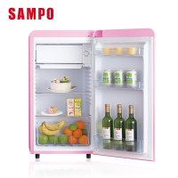 SAMPO聲寶 歐風美型 99L直冷單門小冰箱SR-C10(P) 粉彩紅 含基本安裝+舊機回收