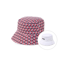 FILA 時尚雙面筒帽/漁夫帽-白色 HTX-5205-WT