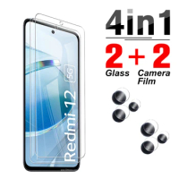 4in1 Full coverage Protective film For Xiaomi Redmi 12 5G Camera Lens Glass Red Mi redmi12 4G screen protector redmy readmi 12