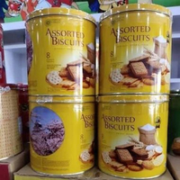 [ KALENG BULAT 600g ] NISSIN WALENS ASSORTMENT / Aneka Biskuit Kue Kering Lebaran Hari Raya Parcel /