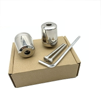 適用三陽maxsym400/400GT  TL500/508 不銹鋼平衡塊摩托車改裝配件加重加長手把堵頭實心端子