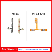 For Xiaomi Mi 11 Volume Buttons Power ON OFF Switch Power Mute Silent Side Key Replacement Mi 11 Lite Flex Cable Spare Parts