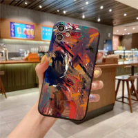 Painted Graffiti Case For Oneplus 10 9 8 Pro 8T 7 6 6T Nord 2 5G Watercolor Pattern Shockproof Back Phone Case One Plus 1+8 1+7T