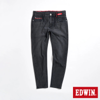 【EDWIN】男裝 東京紅360°迦績彈力機能極窄管褲(黑色)