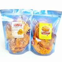 TÚI ZIP 500G CƠM CHÁY ( LẮC KHÔ GÀ - CHÀ BÔNG ) GIÒN TAN, THƠM NGON NHÀ MLEM FOOD.
