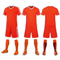 Short Sleeve Children's Football Uniforms Suit Men's Light Board Football Suit Primary School Girls Boys Training Wear Team Uniform Printed Jersey