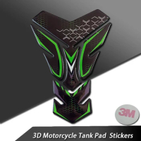 3D Motorcycle Tank Pad Protector Stickers Decal Accessories For Kawasaki Ninja400 Z900 Z1000 zx10r er6n Versys 650
