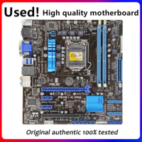 For ASUS P8H61-M PRO Desktop Computer Motherboard LGA 1155 DDR3 For Intel H61 P8H61 Desktop Mainboard SATA II Used