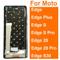 For Motorola Moto Edge+ Plus Edge S Edge S Pro Edge 20 Pro Edge S30 Middle Housing Frame LCD Middle Frame Cover Parts