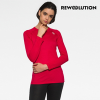【Rewoolution】女 WIKI 190g長袖T恤[三色可選] 義大利品牌 登山必備 羊毛衣 運動上衣 T恤 REBB1WC703