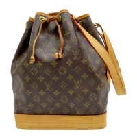 【二手名牌BRAND OFF】LOUIS VUITTON LV 路易威登 棕色 原花 帆布 Noe 肩背包 M42224
