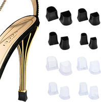 Heel Caps for High Heels,Heel Covers for High Heel Shoes,4 Sizes (XX/XS/S/M) High Heel Protectors,St