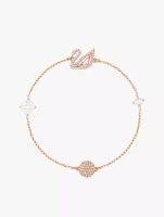Swarovski Dazzling Swan Bracelet - Gold