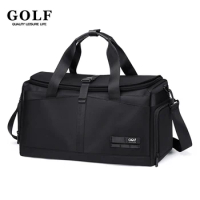 GOLF Travel Tote Bags with Zipper Waterproof Travel Bags for Men Hand Luggage Medium Size Storage Shoulder Handbags Luxury Brand