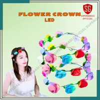 Flower Crown Led bando bunga anak mahkota bandana